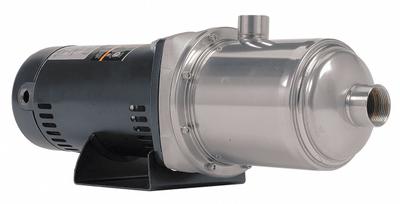 FRANKLIN ELECTRIC Multi-Stage Booster Pump: 1 hp, Single Phase, 115/230V AC, 88 psi Shut Off - Horizontal Booster Pumps