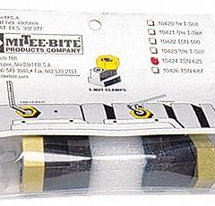 MITEE-BITE T-Slot Fixture Clamp: Brass, Smooth Face, For 8 mm T-Slot, 2 PK (MPN 50422). Key specifications — Manufacturer Part Number: 50422; Brand: MITEE-BITE PRODUCTS INC.