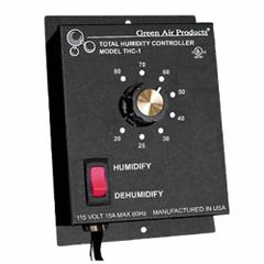 Humidity Controller: 120V AC, 120V AC, Evaporative Cooler, 20%– 80% Control Range (MPN THC-1). Key specifications — Input Voltage: 120V AC; Product Type: Humidity Controller; Compatible Product Type: Evaporative Cooler; Brand: SCHAEFER.