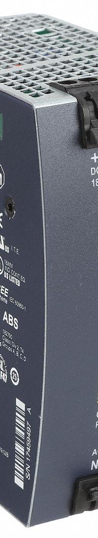 PULS DC Power Supply: DIN Rail, 180 W Output Power - Rated, 15 A Current - Output, Single Phase (MPN QS10.121). Key specifications — attr1044898: Single; attr1044874: Plastic; attr1044879: 110V DC; attr211400: PULS.