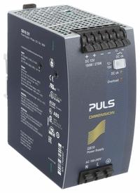PULS DC Power Supply: DIN Rail, 180 W Output Power - Rated, 15 A Current - Output, Single Phase (MPN QS10.121). Key specifications — attr1044898: Single; attr1044874: Plastic; attr1044879: 110V DC; attr211400: PULS.