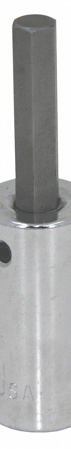 SK PROFESSIONAL TOOLS Socket Bit: 3/8 in Drive Size, Hex Tip, 3 mm Tip Size, 3 in Overall Lg, Metric (MPN 41402). Key specifications — attr1204765: Replaceable Insert; attr1204767: SK PROFESSIONAL TOOLS.