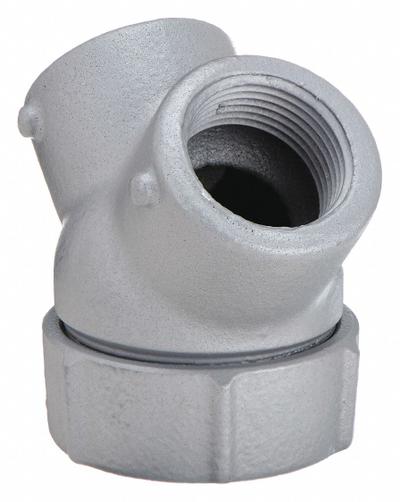 APPLETON ELECTRIC Capped Elbow - Haz Loc: Iron, Chromate Coated/Electroplated/Powder Coated - Hazardous Location Capped Elbows