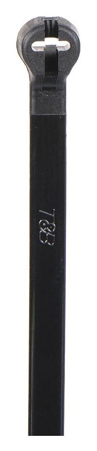 TY-RAP Cable Tie: 7 1/2 in Nominal Lg, 1 3/4 in Nominal Max. Bundle Dia., 0.19 in Wd, Black, 100 PK (MPN TY25MX-A). Key specifications — Outdoor Use: Yes; Color: Black.