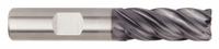 WIDIA HANITA Corner Radius End Mill: Carbide, AlTiN Coated, 5 Flute, 3/4" Mill Dia, 3-1/4" LOC (MPN 5V2C19017BT)