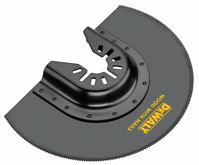 DEWALT Oscillating Tool Blade: 4 in Blade Wd, 4 13/16 in Overall Lg, Flush Cutting - Open-Back Universal OIS Mounted Blades