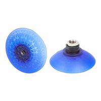SCHMALZ Vacuum Pad Assembly: Deep, G1/4 in, 92.2 mm Pad Dia, Elastodur ED, Blue, 85 A, SAX (MPN 10.01.19.00183). Key specifications — attr1019101: 10.01.19.00183; attr1019103: SCHMALZ; attr1019107: 85 A.