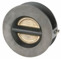 SSI Double Disc Check Valve: Double Disc, Inline Valve Body, 8 in Pipe Size, Wafer, Cast Iron, Wafer (MPN 0800-125WTIBB-T). Key specifications — Brand: SSI.