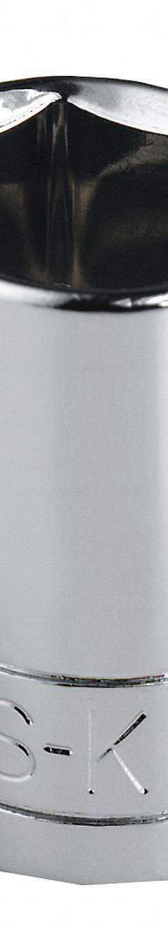 SK PROFESSIONAL TOOLS Socket: Metric, 3/8 in Drive Size, 10 mm Socket Size, 6-Point, Std, Chrome (MPN 310). Key specifications — attr1204417: SK PROFESSIONAL TOOLS; attr1204392: Chrome.