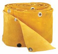 THERMAL DYNAMICS Plasma Torch Cable Cover: 20 ft L, Leather, Snaps, Yellow (MPN 9-1260). Key specifications — Material: Leather; Closure Method: Snaps; Brand: THERMAL DYNAMICS; Manufacturer Part Number: 9-1260.