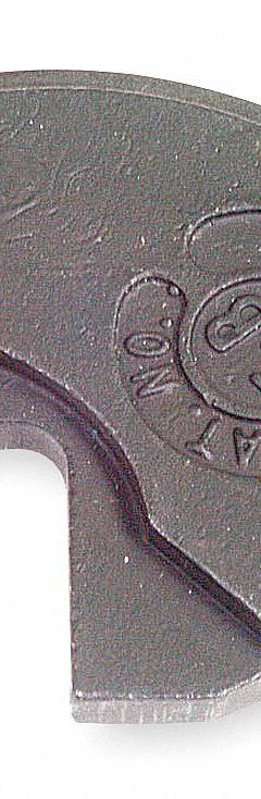 THOMAS & BETTS Lower Crimping Die: Copper & Aluminum Connectors, For Use With TBM6S, 6 Sizes, Code (MPN 13476). Key specifications — attr511073: Copper & Aluminum Connectors; attr511072: Code; attr473934: THOMAS & BETTS; attr511065: Color-Keyed; attr511069: Yellow; attr542116: 6 AWG, 3/0 AWG, 4/0AWG, 250 to 300 kcmil Aluminum; attr511067: TBM6S.
