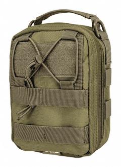 BARSKA Medical Pouch: Green, Nylon, 7 in x 5 1/2 in, Zipper Closure (MPN BI13010). Key specifications — Color: Green; Material: Nylon; Pouch Type: Medical Pouch.