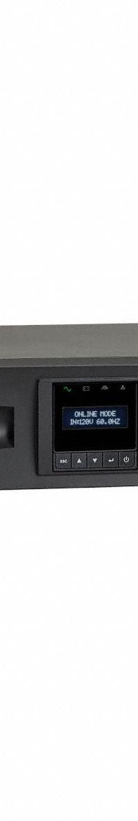 EATON TRIPP LITE UPS: Single Phase, 3,000 VA Power Rating, 100 V AC_110 V AC_120 V AC Input, L5-30P (MPN SU3000RTXLCD2UN). Key specifications — attr1044766: Single; attr1044781: Online Double Conversion; attr232986: EATON TRIPP LITE.