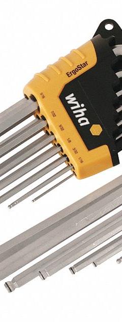 WIHA Hex Key Set: 16 or More Pieces, MagicRing, L, Metric and SAE, Single Ball End, Long, 22 Pieces (MPN 66992). Key specifications — attr1205553: Not Tether Capable; attr1205554: WIHA; attr1205568: Chrome; attr1293176: 16 or More Pieces.