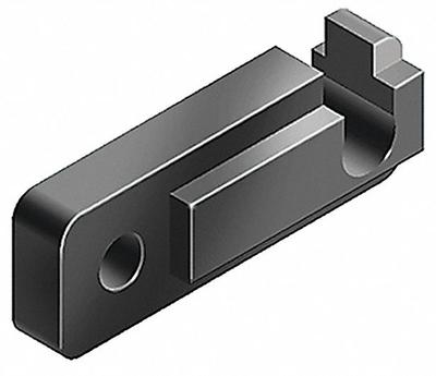FATH INC. Conveyor Roller Mounting Bracket: 18 mm W, Black, 15 Series, 30 Series - Conveyor Roller Mounts