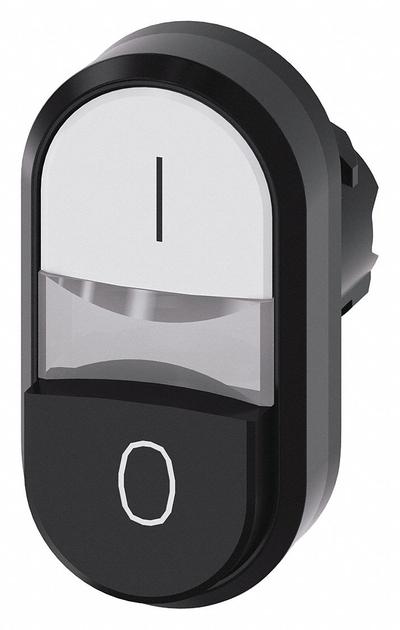 Siemens Multihead Operator: Non-Illuminated, 2 Button, Extended/Flush Profile - Multihead Push-Button Operators