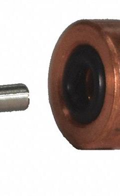AMTC VALVE Flow Pin: For Hybridflo Flow Pin Series, Copper, Brass/Stainless Steel (MPN BRVHY-PB). Key specifications — Compatible Series: Hybridflo Flow Pin; Compatible Brand: AMTC; Product Type: Flow Pin; Material: Copper.