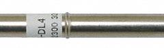 HAKKO Soldering Tip: T15 Series, Chisel, 4 mm W, 22 mm Lg (MPN T15-DL4). Key specifications — Brand: HAKKO; Compatible Handpiece Manufacturer Model Number: FM-2028; Manufacturer Part Number: T15-DL4.