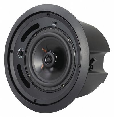 SPECO TECHNOLOGIES In-Ceiling Speaker: Passive, 2-Way, 8 ohm Impedance, 9 1/2 in Overall Ht - Ceiling-Mount Speakers