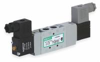 AVENTICS Solenoid Air Control Valve: Series L2, Double Solenoid, Four-Way / Three-Position, 24V DC (MPN L23BB552B060T61). Key specifications — attr1077526: L23BB552B060T61; attr1077536: Open; attr1077589: Locking; attr1077598: Solenoid Air Control Valve; attr1077600: Solenoid Return.