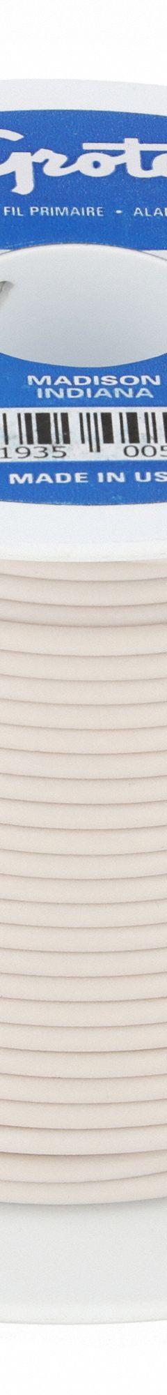 GROTE Primary Automotive Wire: GPT, 100 ft, 1 Conductor, 16 AWG, White, 60 V Volt, SAE J1128 (MPN 87-8007). Key specifications — Brand: GROTE.