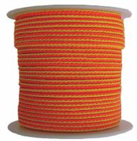 ALL GEAR Rigging and Climbing Rope: Hollow Braid, 1/8 in Dia, 250 lb Working Load Limit, Orange (MPN AGPTL181000). Key specifications — Brand: ALL GEAR; Rope Type: Dynamic.