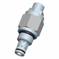 BUCHER HYDRAULICS Cartridge Valve: Screw-In, Screwdriver Adjustment, C08-20 Valve Cavity Size, RVBD (MPN RVBD-08-N-S-0-50). Key specifications — attr1012059: RVBD-08-N-S-0-50; attr1250696: RVBD; attr1011660: Nitrile; attr1011632: Screwdriver; attr1011635: BUCHER HYDRAULICS; attr1011644: C08-20.