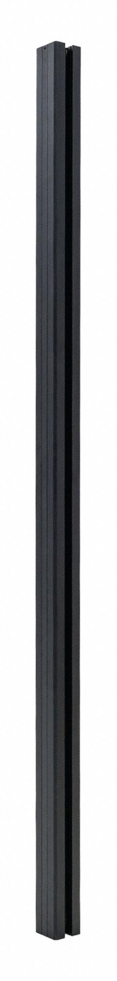 EUROFENCE Ground Post Kit: 8 ft Overall Ht, Aluminum, Powder Coated, Black, In-Ground Fence Mounting (MPN EF 20508). Key specifications — Brand: EUROFENCE; Product Type: Post Kit; Fence Mounting Style: In-Ground; Finish: Powder Coated; Material: Aluminum; Positioning: T; Color: Black.