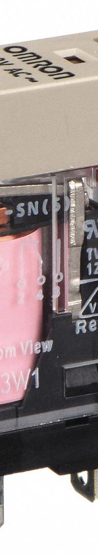 OMRON General Purpose Relay: Socket Mounted, 10 A Current Rating, 240V AC, SPDT, 5 Pins/Terminals (MPN G2R-1-SN-AC240(S)). Key specifications — Brand: OMRON; Base Type: Square; Mounting Style: Plug-In; Pin Shape: Flat; Electrical Connection: Quick-Connect; Manufacturer Part Number: G2R-1-SN-AC240(S); Series: G2RS Series.