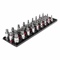 TEKTON Socket Set: 26 - 50 Pieces, 1/2 in Drive Size, 32 Pieces, 19 3/4 in Overall Lg, Fixed Insert (MPN SHB92203). Key specifications — attr1216280: Fixed Insert; attr1216283: TEKTON; attr1225718: 1/4 in to 3/4 in; attr1227491: 1/2 in.
