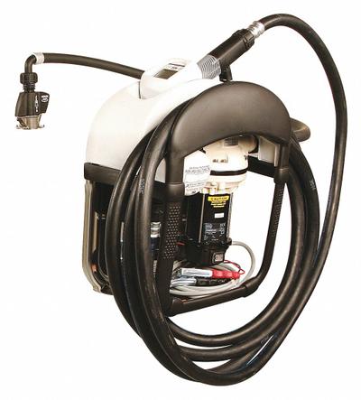 LIQUIDYNAMICS INC. Electric Drum Pump: 12 V DC, 1/10 hp HP, Polypropylene - Tote-Mount DEF Dispensing Pump Systems