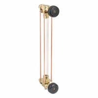 APOLLO Water Gauge: Bronze, 5/8 in Gauge Glass Dia, 12 in Gauge Glass Lg, 14 in Center to Center Lg (MPN 2550200). Key specifications — Valve Type: Ball Check; Brand: APOLLO; Stem Packing Material: PTFE with Hypalon; Gasket Material: EPDM.