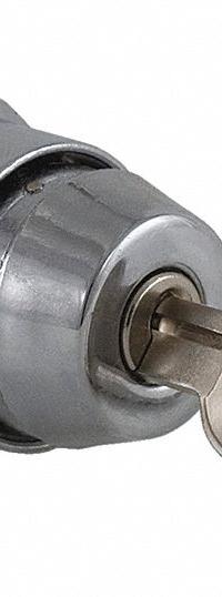 SCHNEIDER ELECTRIC Keyed Selector Switch: 2 Position, 30 mm Panel Mounting Size, Series 9001K (MPN 9001KS25K2). Key specifications — Manufacturer Part Number: 9001KS25K2; Brand: SCHNEIDER; Switch Action: Momentary/Maintained; Key Removal Position: Right.