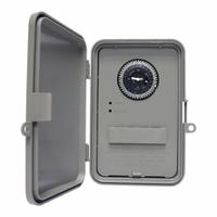 INTERMATIC Electromechanical Timer: 24 hr, 120-277V AC, DPDT, Mechanical (MPN GM40AV). Key specifications — Body Material: Plastic; Indoor/Outdoor Usage: Indoor; Mounting Style: Surface; Brand: INTERMATIC.