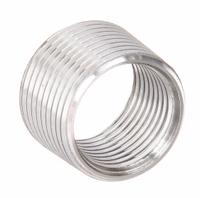 CALBRITE Reducing Bushing: 316 Stainless Steel, Polished, 1/2 in_3/4 in Trade Size, 1 in Overall Lg (MPN S60700FB05). Key specifications — Brand: CALBRITE.