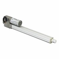 DUFF-NORTON Linear Actuator: LT, 112 lbf Rated Load, 9.8 in Stroke, 12V DC, IP66 (MPN LT100-1-250P). Key specifications — Nut Material: Plastic; Position Feedback Option: Potentiometer.