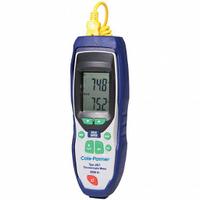 TRACEABLE Thermometer: -328°F to 2501, For Type J/Type K/Type T Thermocouple Type, 1 Channels (MPN 2025091). Key specifications — Testing Functions: Min/Max Temperature; Accuracy: ±1 % of Reading + 1.8 °F/1 °C Below -148 °F/-99.9 °C; Brand: TRACEABLE.