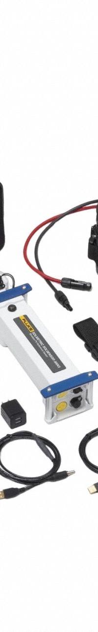 FLUKE PV Analyzer/I V Curve Tracer: No Display, 20 V DC Open Circuit Volt Measurement - Min (MPN FLUKE-PVA-1500T2). Key specifications — Includes: PVA Application and Data Analysis Tool; Manufacturer Part Number: FLUKE-PVA-1500T2; Brand: FLUKE; Datalogging: Yes; Display: No Display; Subheading: Solar Analyzer Kits.
