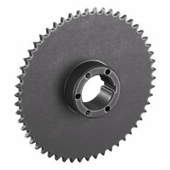 TSUBAKI Sprocket: For 40 Chain, 54 Teeth, 8.599 in Pitch Dia, 8.885 in Outside Dia, Steel (MPN 40P54). Key specifications — Brand: TSUBAKI; Required Bushing Series: P1.