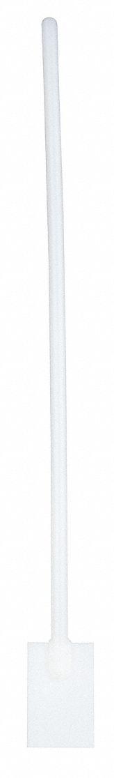 Stirring Paddle: Scraper, Non-Sterile, HDPE, 21 7/8 in Overall Lg, Uncoated, White (MPN 107165). Key specifications — Product Type: Scraper; Brand: APPROVED VENDOR; Coating: Uncoated; Color: White.