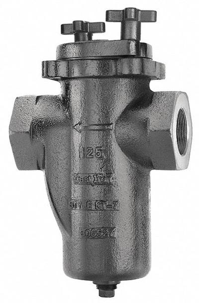 KECKLEY Basket Strainer: Cast Iron, 0.0625 in Screen Size, Single, NPT, 3/8 in - Cast Iron Basket Strainers