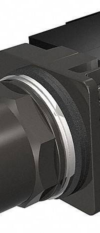 SIEMENS Illuminated Push Button: Illuminated, Extended Profile, Non-Metallic, 30 mm, 1NO (MPN 52BT6D3KBV). Key specifications — Brand: SIEMENS; Action: Maintained/Momentary; Series: Class 52; Terminal Connection: Pressure Plate; Push Button Material Type: Non-Metallic.