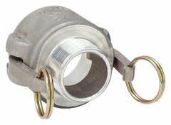 Cam and Groove Coupling: 2 in Coupling Size, 1 1/2 in Hose Fitting Size, 3 3/16 in Overall Lg, MNPT (MPN 2015-B-AL). Key specifications — Thread Size: 1-1/2 in -11-1/2; Fitting Type: MNPT; Gasket Material: Nitrile; Brand: DIXON VALVE & COUPLING.