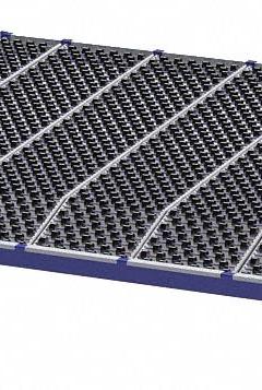 UNEX ROLLER RACK Gravity Flow Shelf: Tilt, 96 in x 96 in x 2 5/8 in, 3,000 lb Shelf Capacity, Steel (MPN RR99K2W8X8-L). Key specifications — Shelf Angle: Tilt; Finish: Powder Coated; Material: Steel; Brand: UNEX ROLLER RACK.