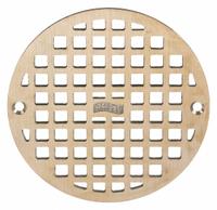 JAY R. SMITH MFG. CO Grate: A, Round, 5 5/8 in Overall Dia, 3/8 in Overall Ht, Nickel Bronze, Bronze (MPN A06NBG). Key specifications — Finish: Nickel Bronze; Brand: JAY R. SMITH MFG. CO; Color Family: Bronze.