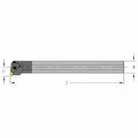 ULTRA-DEX USA Indexable Grooving and Parting Toolholder: E10S NEL2 (MPN 920-000-273). Key specifications — attr257292: E10S NEL2.