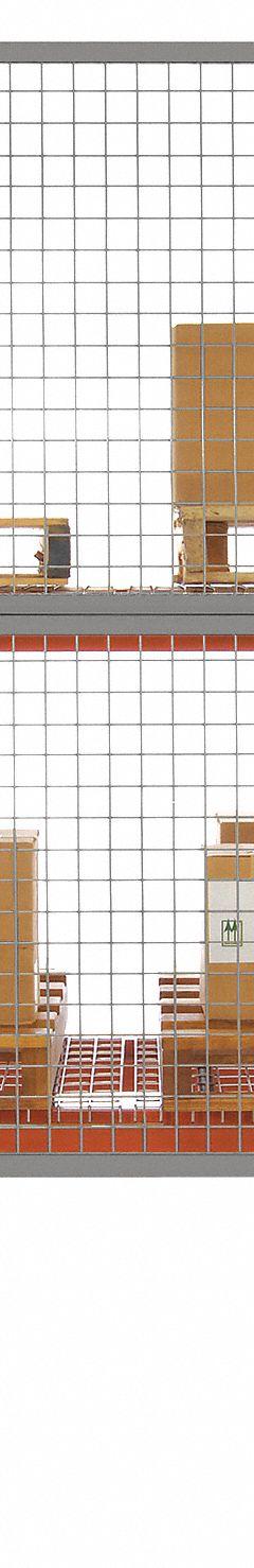 HUSKY RACK & WIRE Aisle Guard: 96 in x 1 in x 48 in, 8 ga, Steel, Powder Coated, Gray (MPN RGW0804). Key specifications — Brand: HUSKY RACK & WIRE; Material: Steel; Includes Hardware: No; Finish: Powder Coated; Color: Gray.
