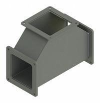 Wireway Tee: 4 in Wd, 4 in Ht, 4 in, Non-Removable Cover, Steel (MPN F44WT). Key specifications — Brand: HOFFMAN; With Knockouts: No.