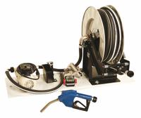 LIQUIDYNAMICS INC. Electric Drum Pump: 115 V AC, 1/10 hp HP, Polypropylene, 8 gpm Max. Flow Rate (MPN DR15R50TASXXRSV). Key specifications — Brand: LIQUIDYNAMICS INC.; Nozzle Material: Stainless Steel; Meter: Digital; Pump Kit Type: Pump with Discharge Hose, Reel, Nozzle & Meter.