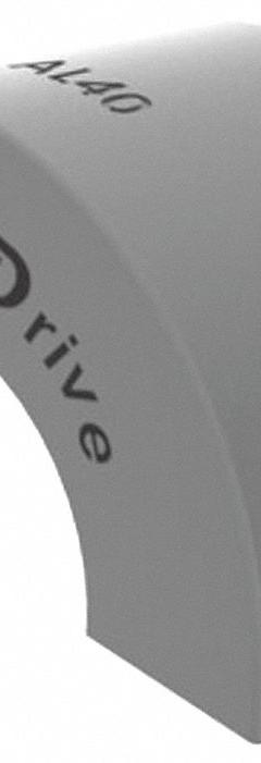 POWER DRIVE Chain Coupling Cover: 40, Aluminum, 2 in Overall Wd, 4 in Cover Outside Dia (MPN AL40). Key specifications — Chain Number: 40; For Coupling Part Number: 6AGR8; Material: Aluminum; Brand: POWER DRIVE.
